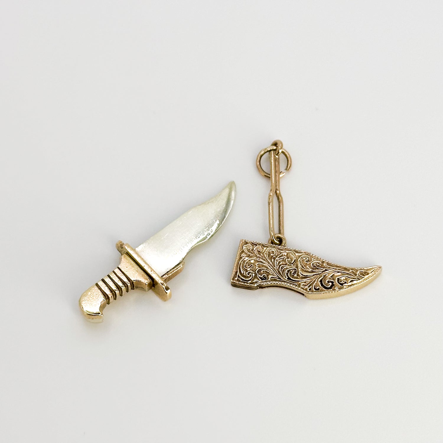 Yellow Gold Dagger Charm