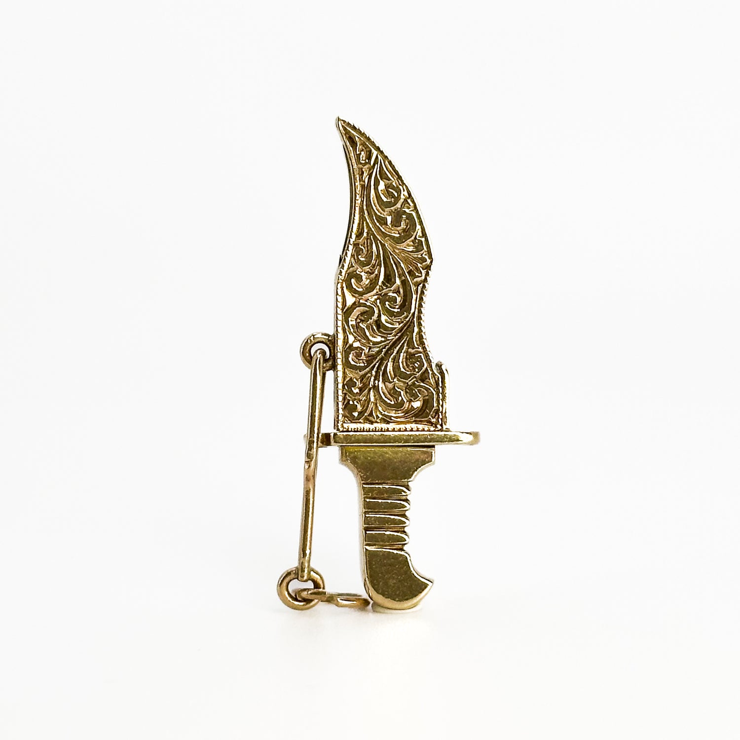 Yellow Gold Dagger Charm