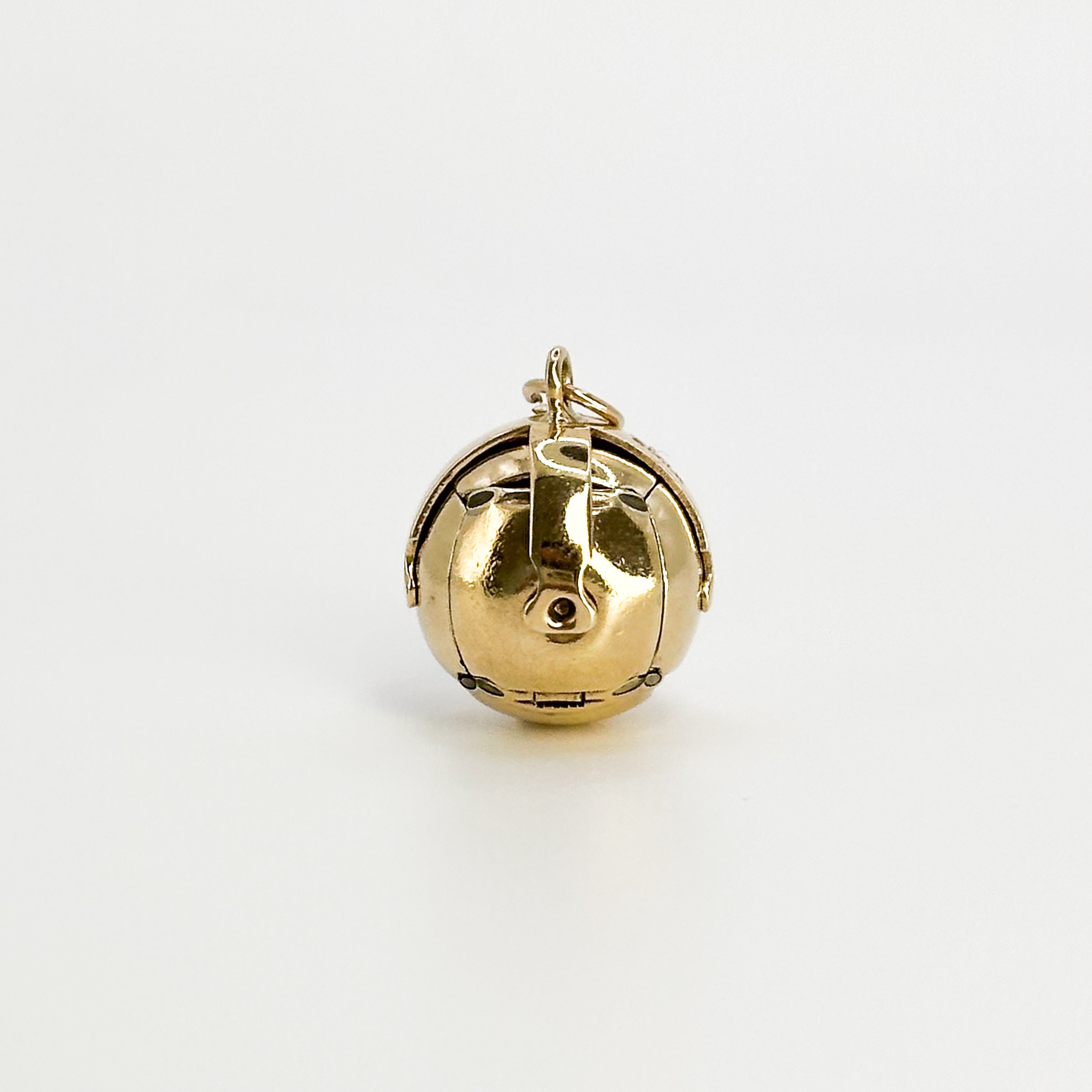 Yellow Gold Masonic Ball Charm