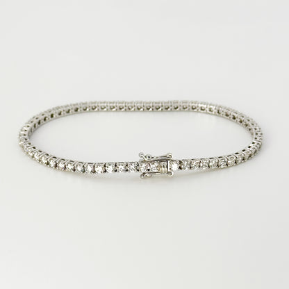 4.00ct Diamond Tennis Bracelet in White Gold