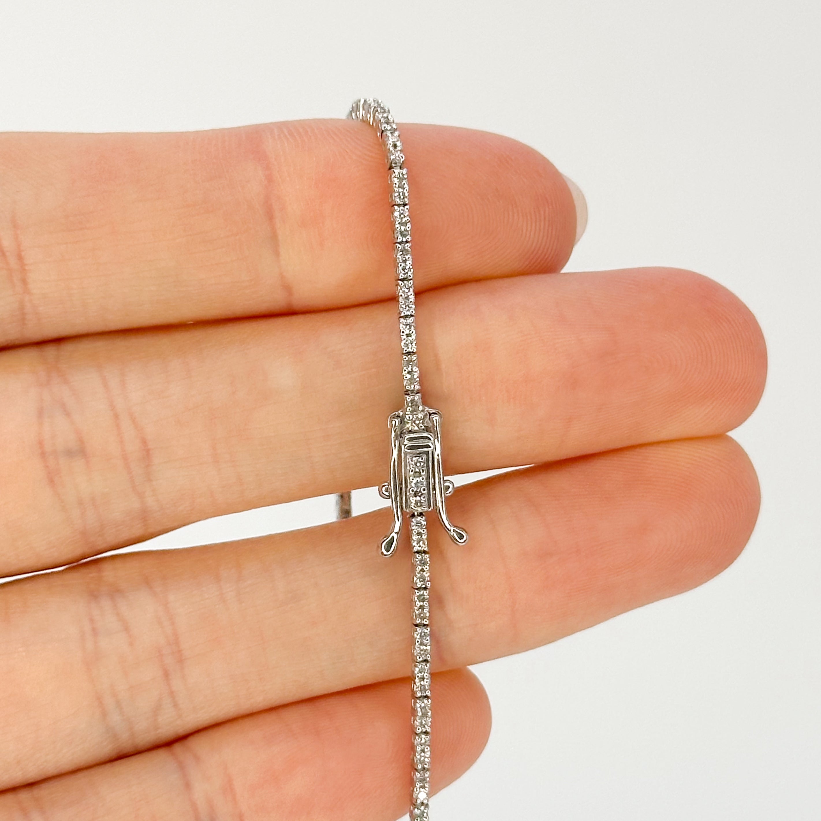 1.10ct Diamond Tennis Bracelet in White Gold