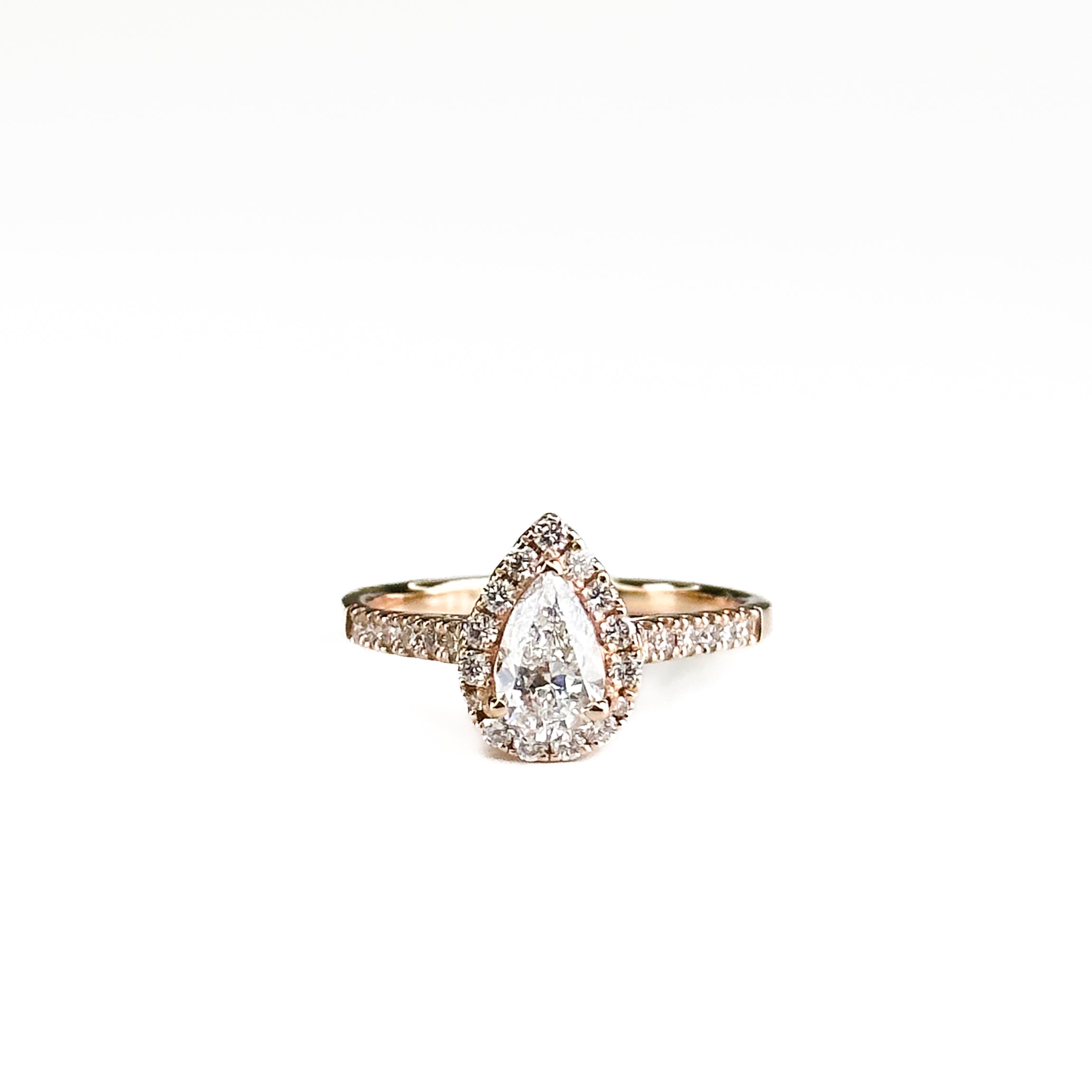 0.60ct Pear Shape Diamond Ring