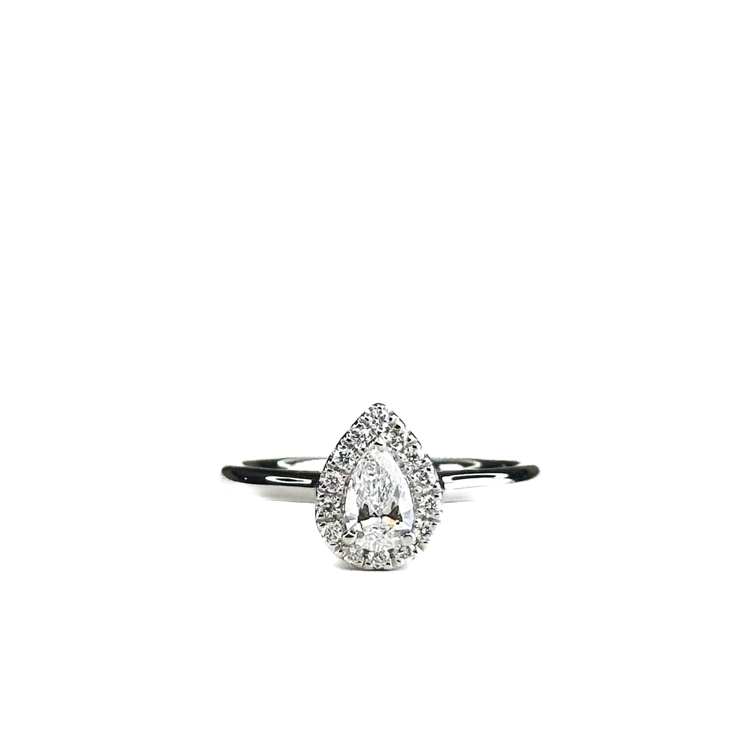 0.31ct Pear Shape Diamond Ring