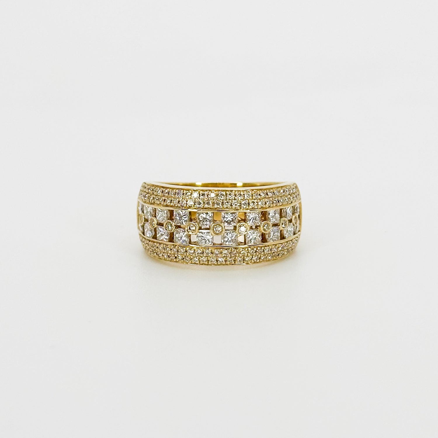 Diamond Eternity Ring in Yellow Gold