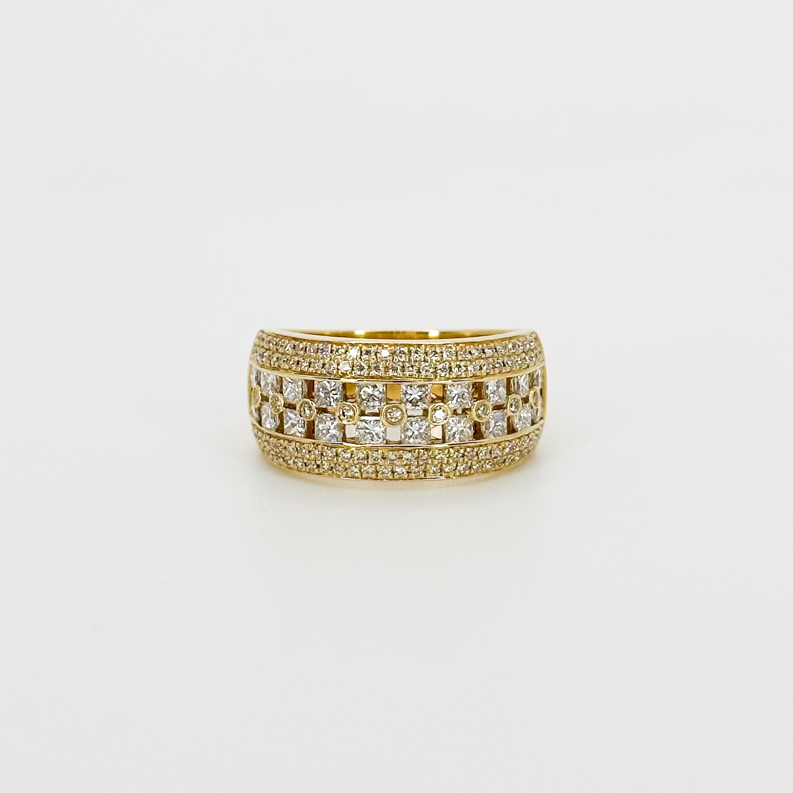 Diamond Eternity Ring in Yellow Gold