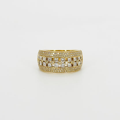 Diamond Eternity Ring in Yellow Gold