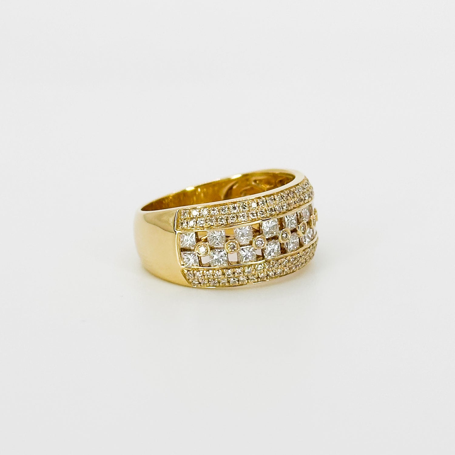 Diamond Eternity Ring in Yellow Gold