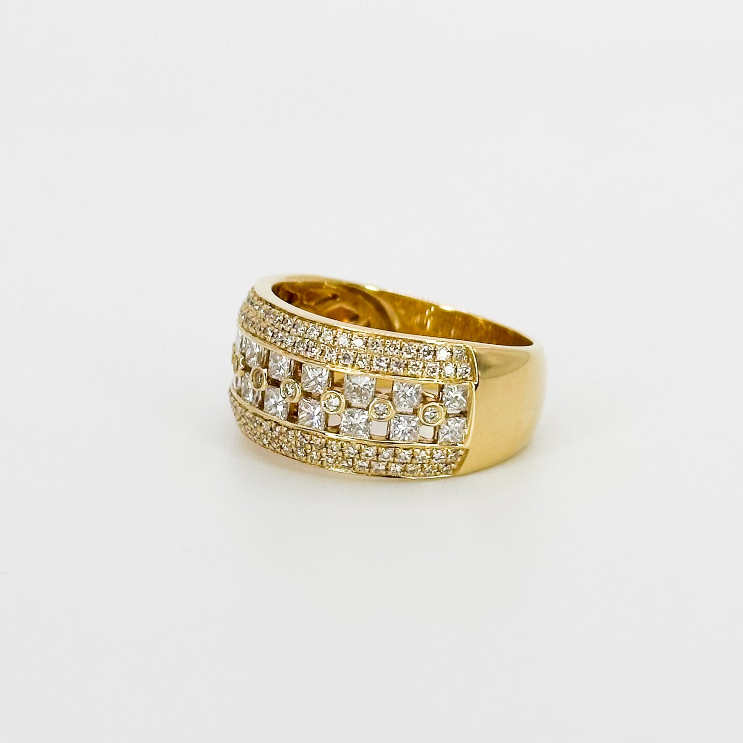 Diamond Eternity Ring in Yellow Gold