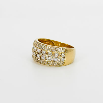 Diamond Eternity Ring in Yellow Gold