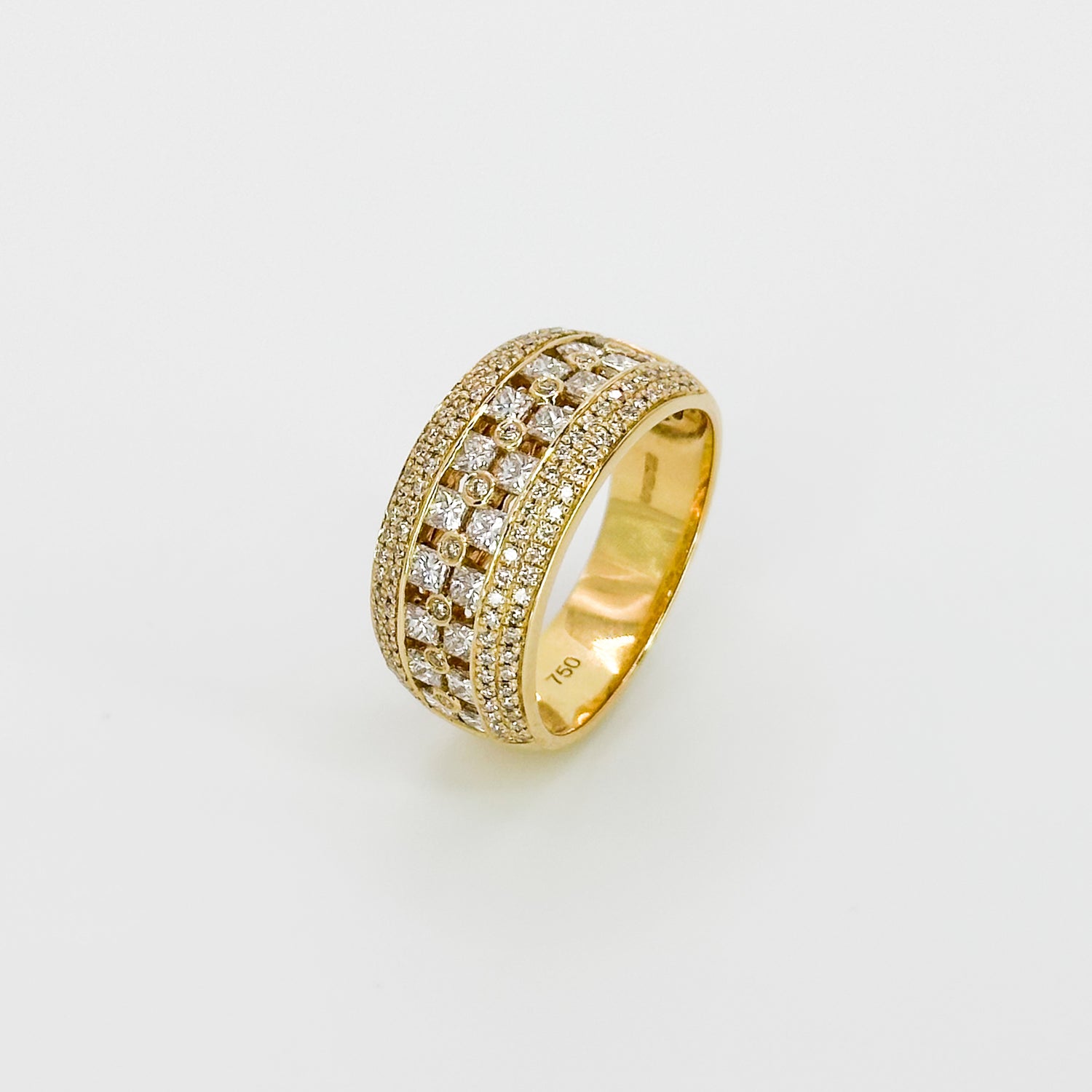 Diamond Eternity Ring in Yellow Gold