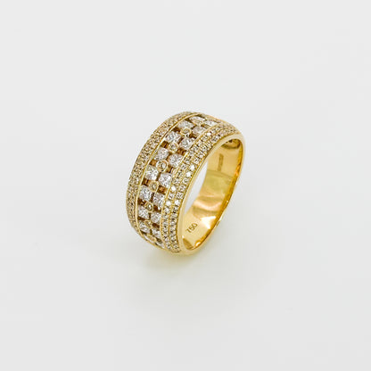 Diamond Eternity Ring in Yellow Gold