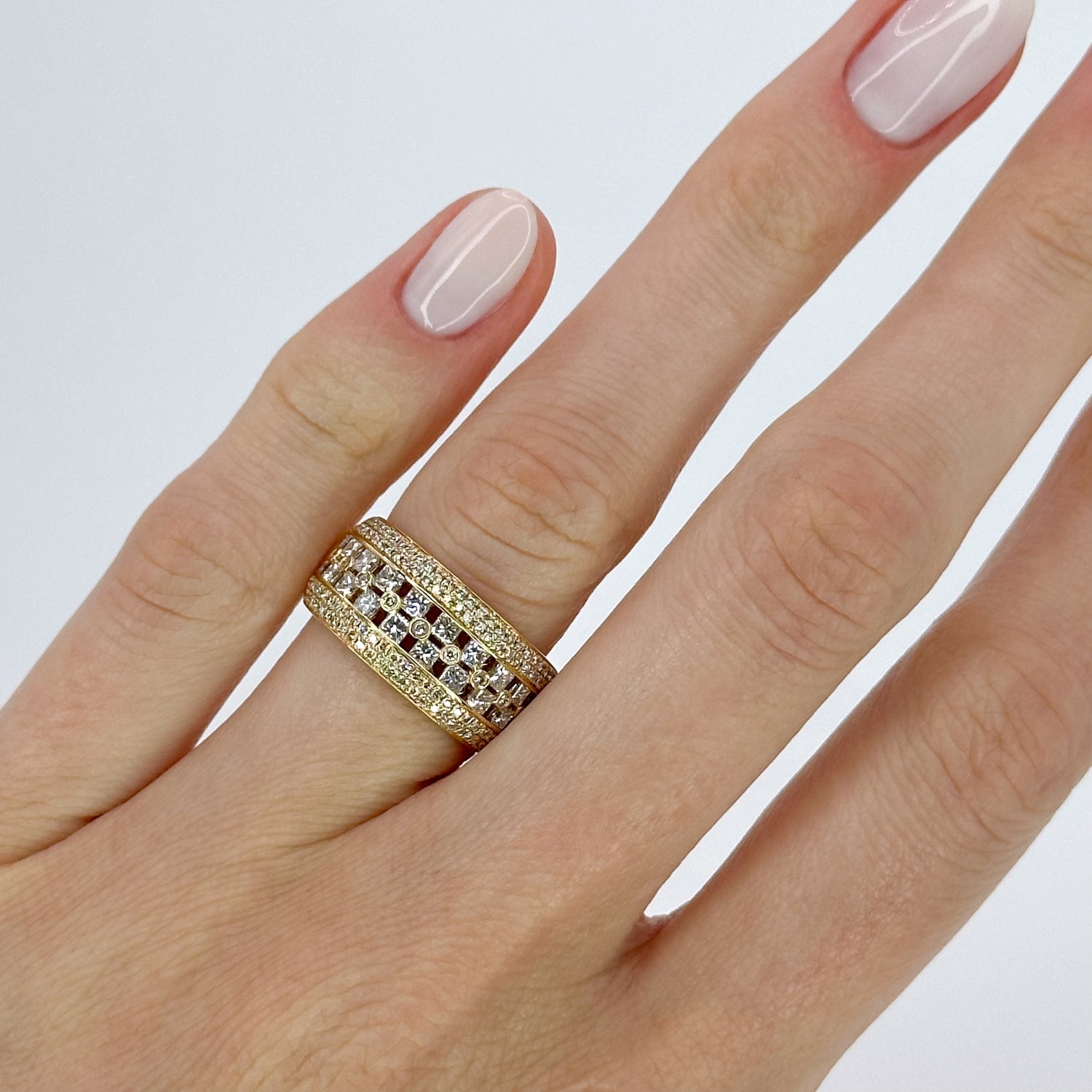 Diamond Eternity Ring in Yellow Gold