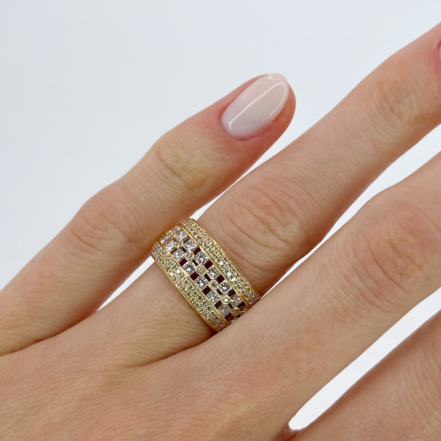 Diamond Eternity Ring in Yellow Gold