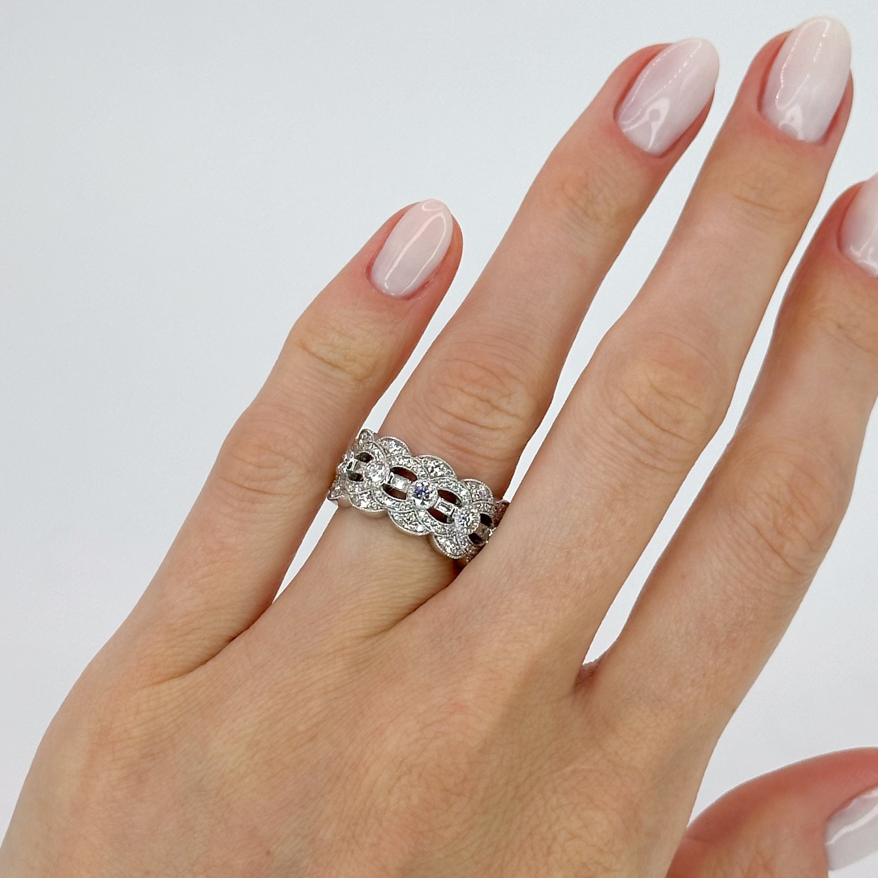 Diamond Eternity Ring in White Gold