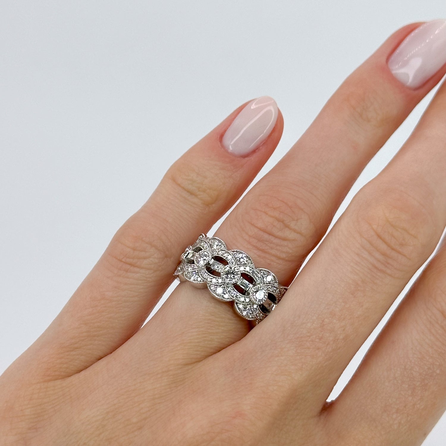 Diamond Eternity Ring in White Gold