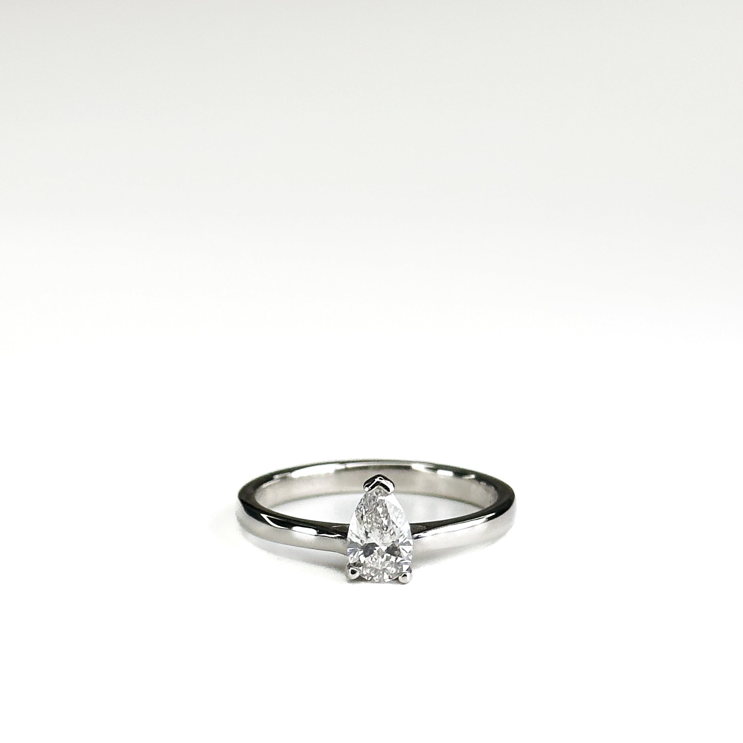 0.40ct Pear Shape Diamond Ring