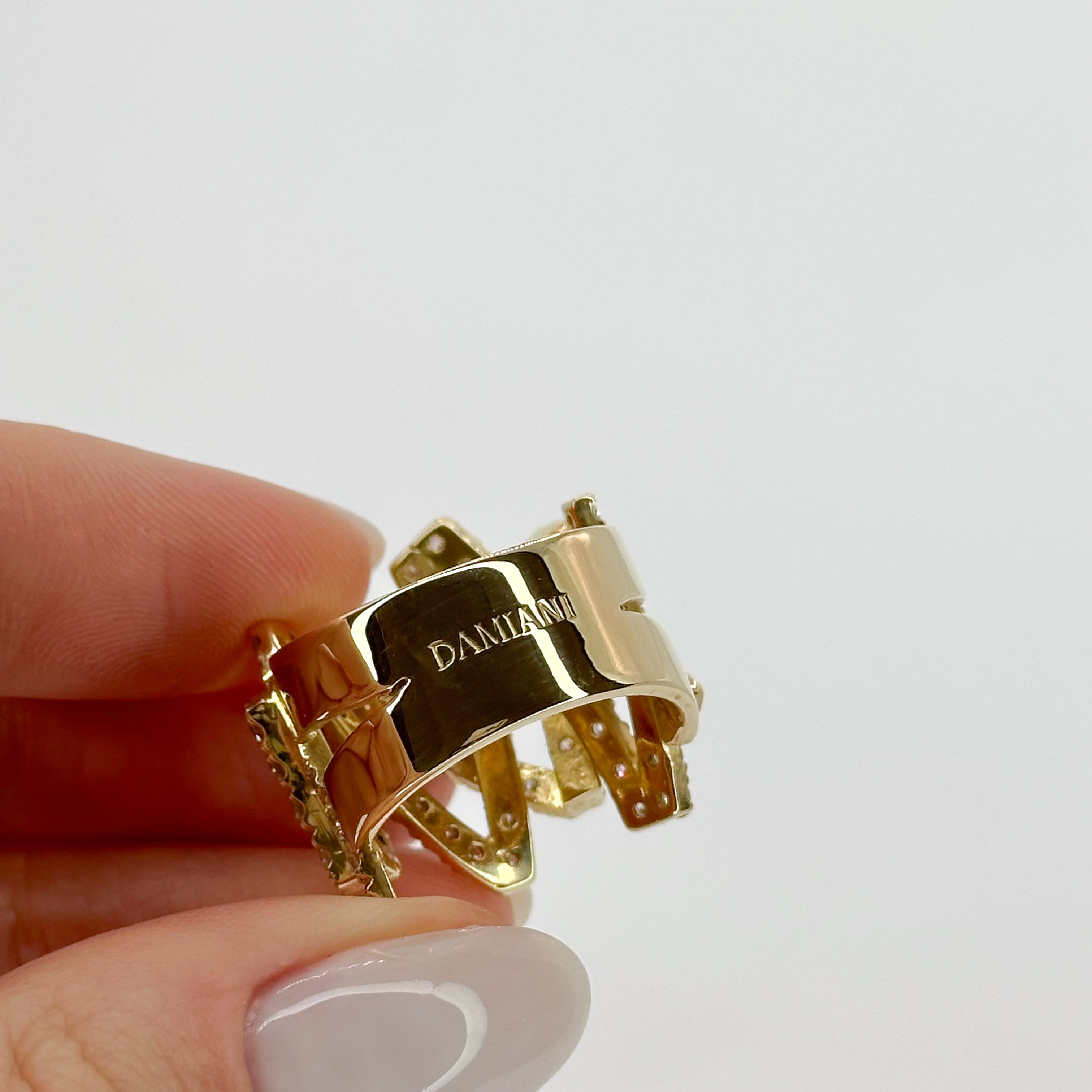 Yellow Gold Fancy  Diamond Ring