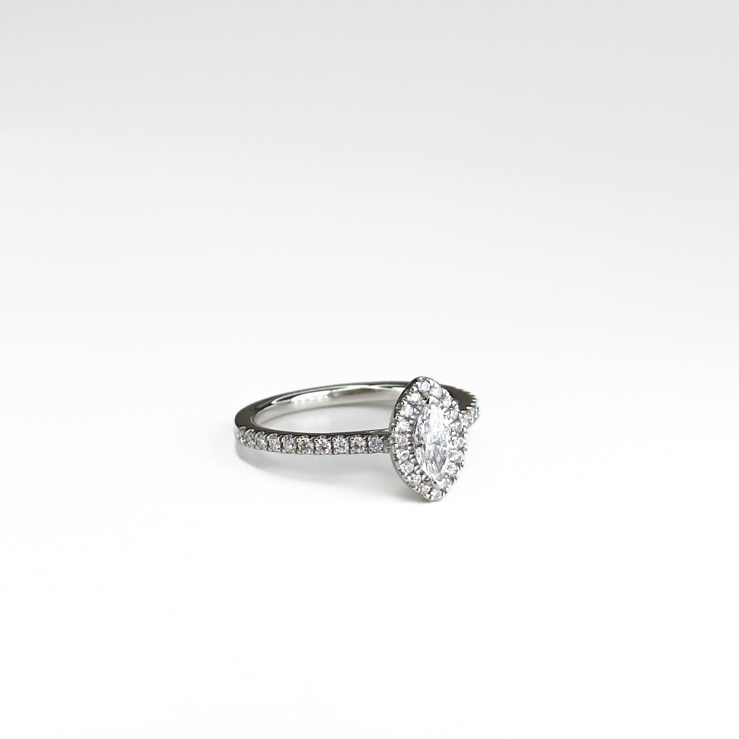 0.30ct Marquise Cut Diamond Ring