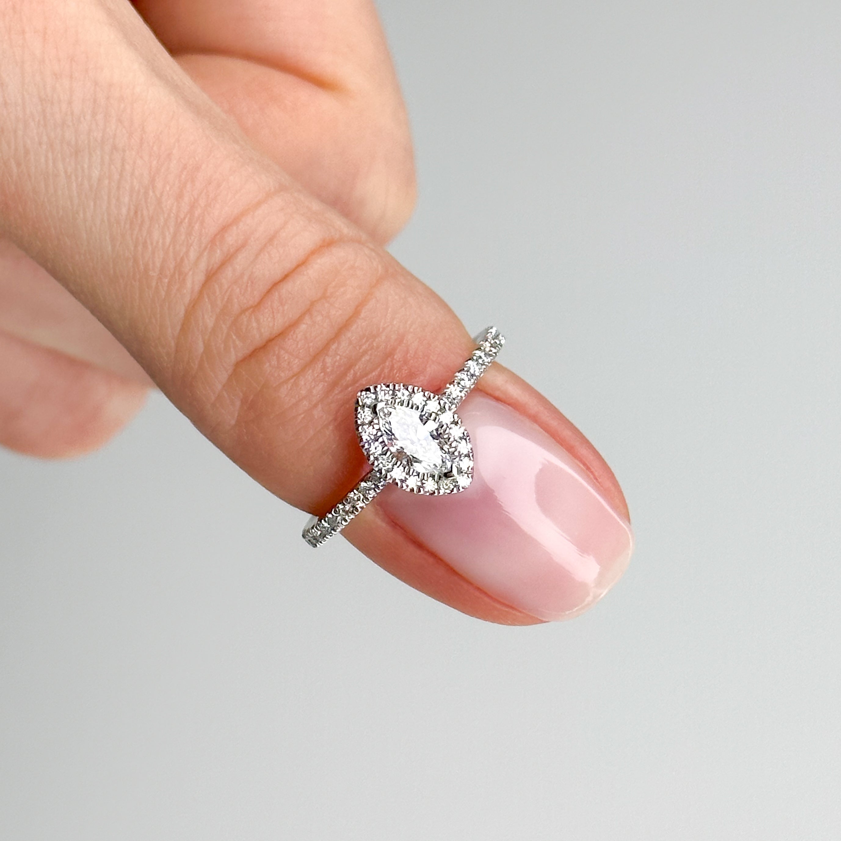 0.30ct Marquise Cut Diamond Ring