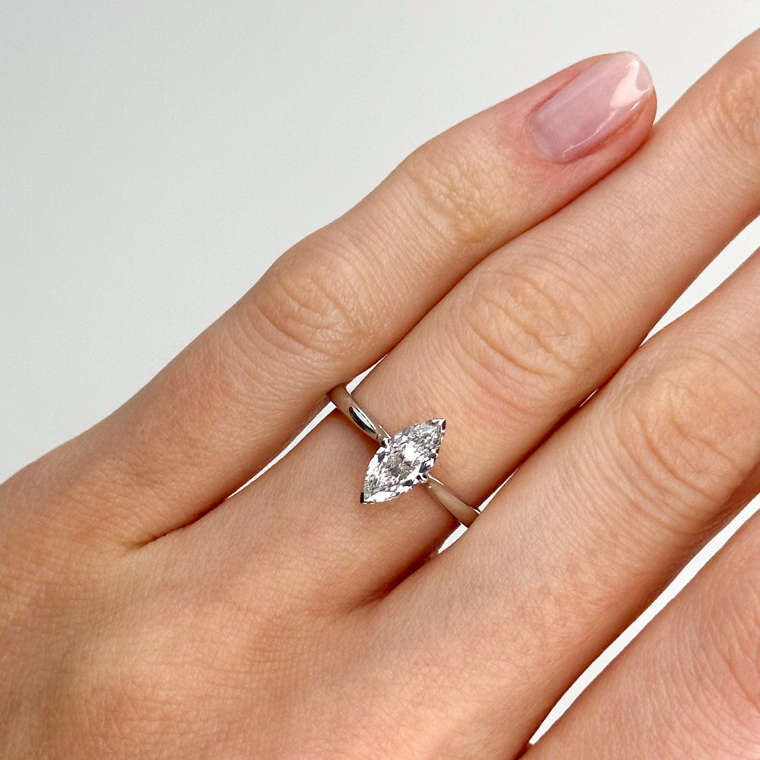 0.80ct Marquise Cut Diamond Ring