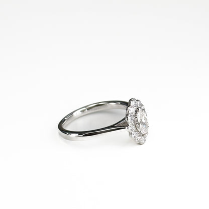 0.48ct Marquise Cut Diamond Ring