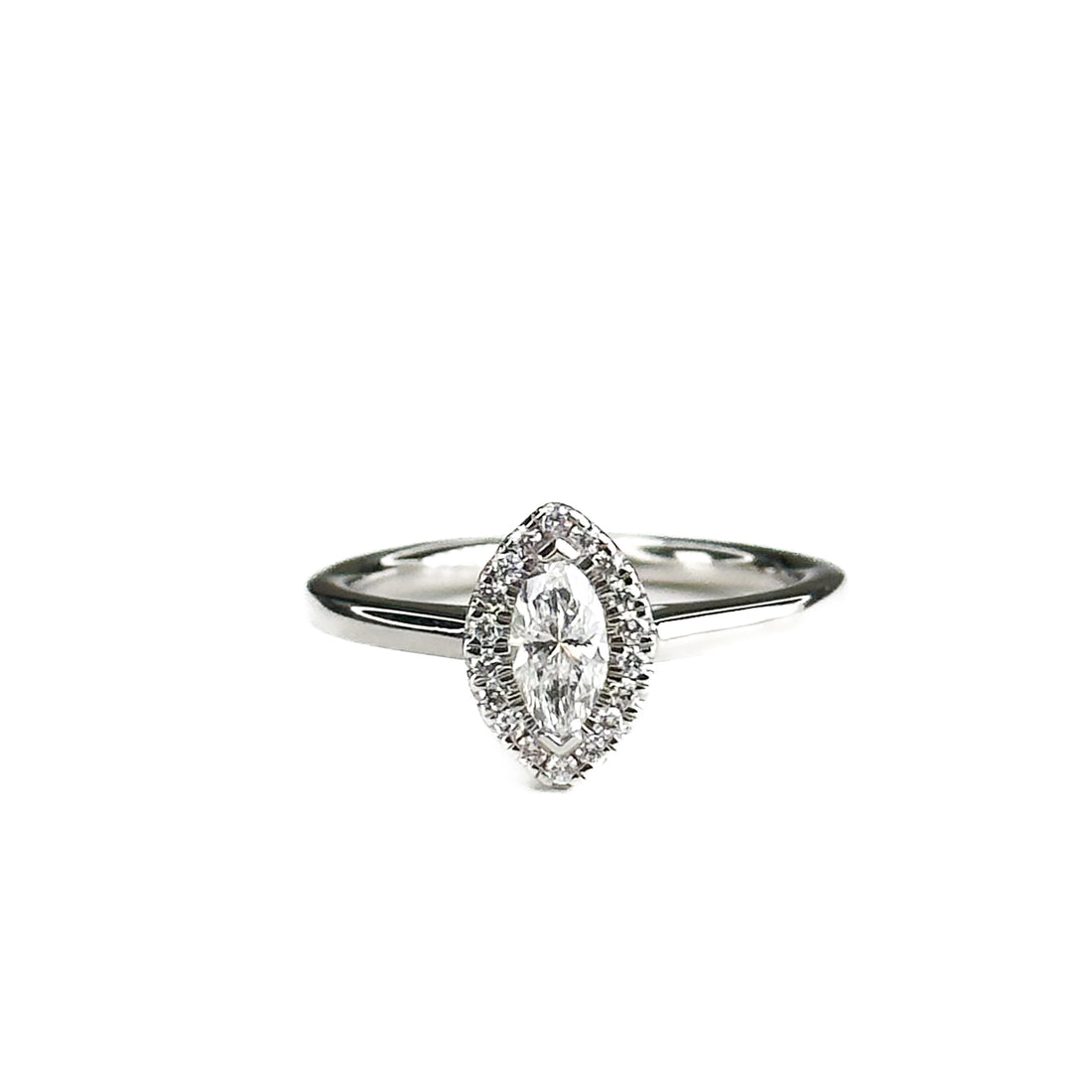 0.33ct Marquise Cut Diamond Ring