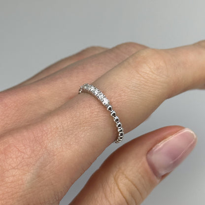 5 Stone 0.21ct Diamond Eternity Ring in Platinum