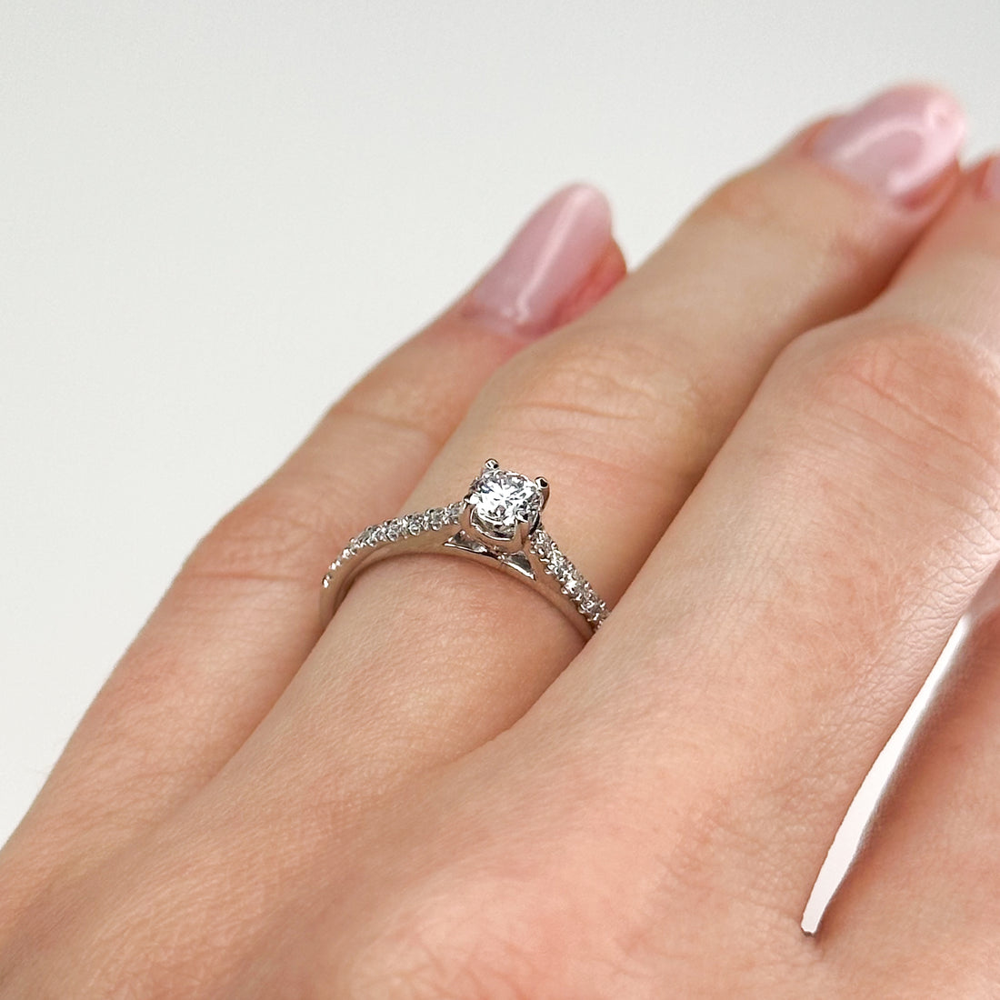 0.50ct Diamond Platinum Ring