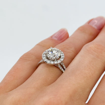 2.00ct Lab-Grown 2.00ct Diamond Engagement Ring